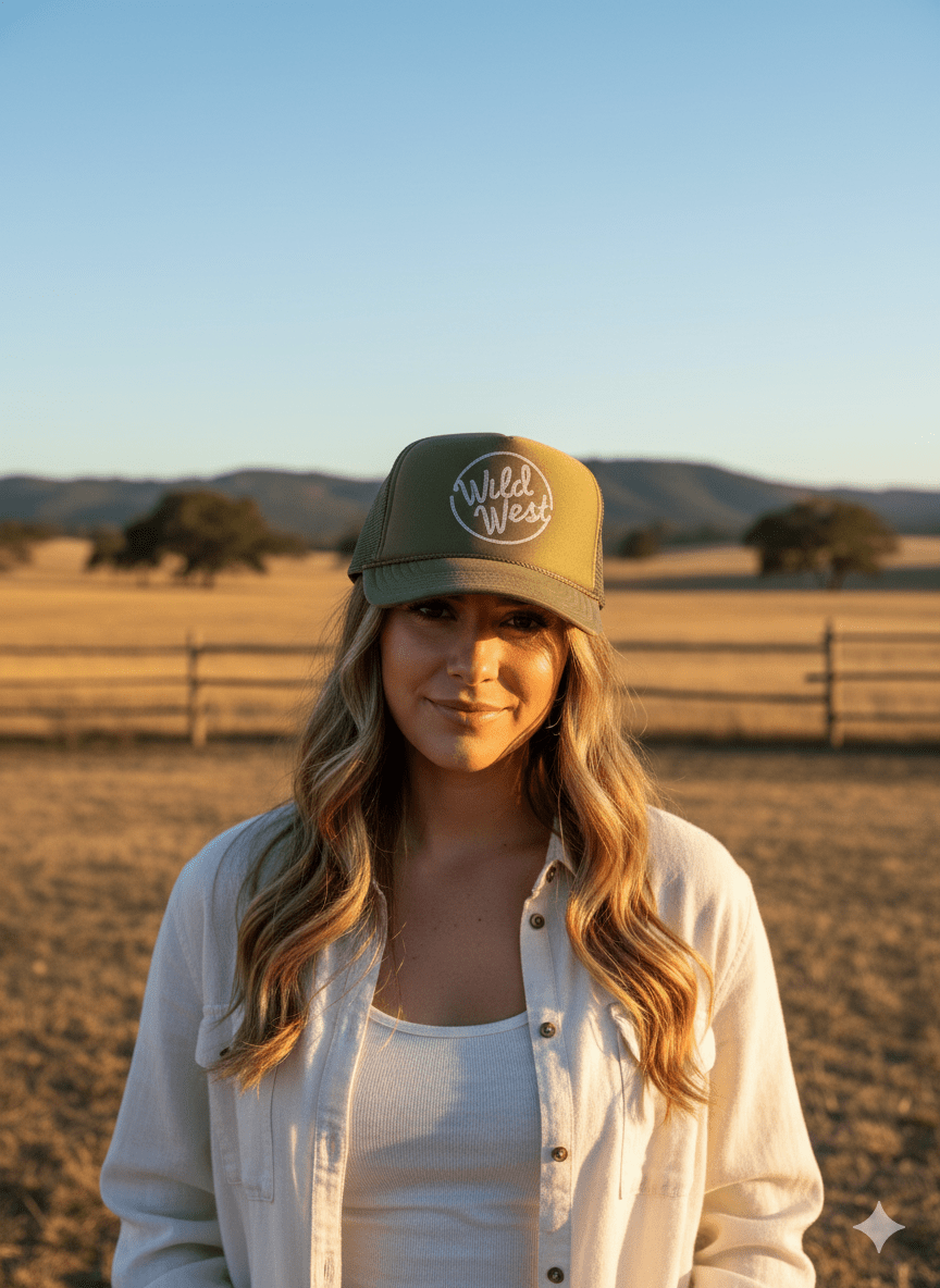 Wild West Trucker Hat Wild Junkie