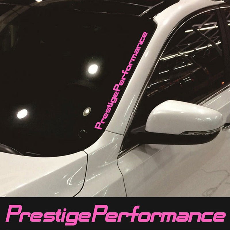 Windshield Sun Visor Decal Strips (2-Pack) | UV Protection | 9 Colors | Anti-Glare Tesery Official Store