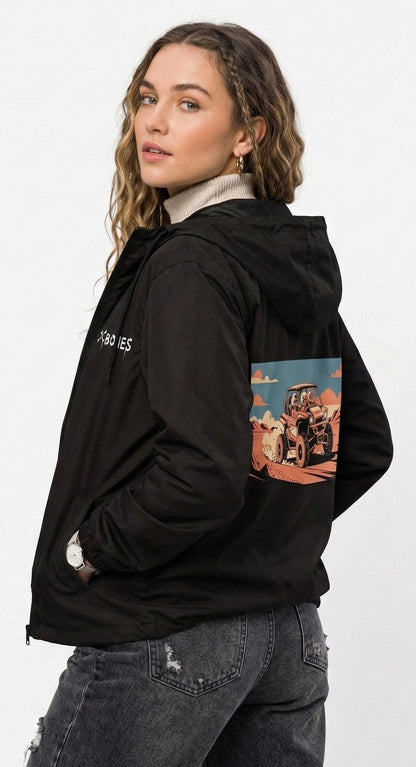Unisex Packable Water-Resistant Windbreaker Jacket Tinyloverclothing
