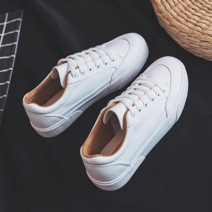 Women White Business Sneakers Fashion Woman's Spring Trend Casual Sport Shoes New Comfort White Platform Ultra Lightweight Walking Non Slip Sneakers Stevvex