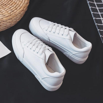 Women White Business Sneakers Fashion Woman's Spring Trend Casual Sport Shoes New Comfort White Platform Ultra Lightweight Walking Non Slip Sneakers Stevvex
