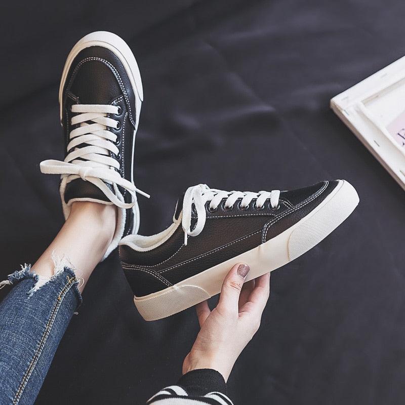 Women White Business Sneakers Fashion Woman's Spring Trend Casual Sport Shoes New Comfort White Platform Ultra Lightweight Walking Non Slip Sneakers Stevvex
