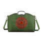 Rustic Mandala Leather Tote Bag Country in My Heart