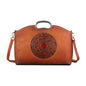 Rustic Mandala Leather Tote Bag Country in My Heart
