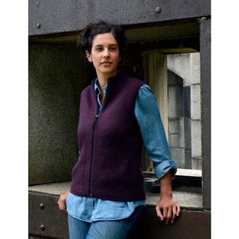 Women's Ridgeport Zip Alpaca Vest Purely Alpaca