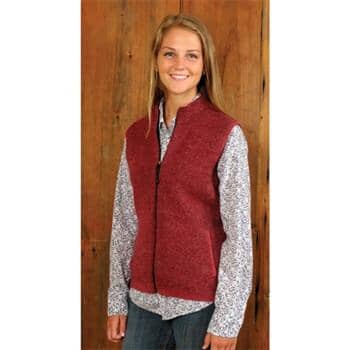 Women's Ridgeport Zip Alpaca Vest Purely Alpaca