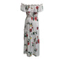 Off-Shoulder Loose Dress for Women