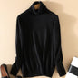 Women's Plus Size Knitted Turtleneck Sweater