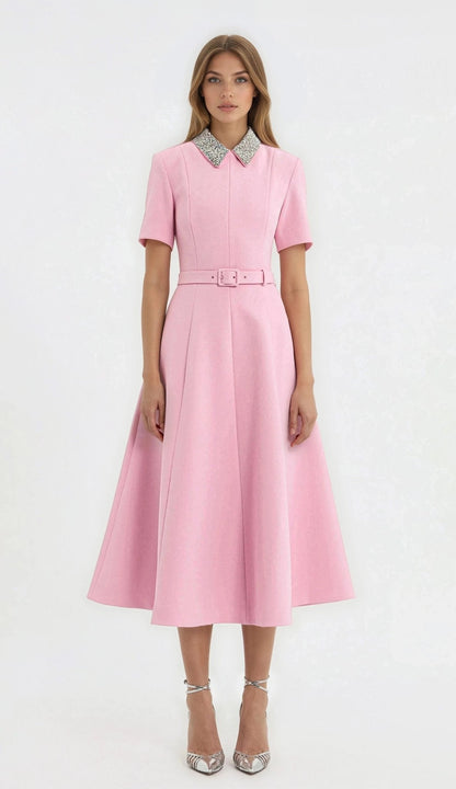 Xena S/S Midi – Pink XO, Tina