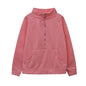 Autumn/Winter Women's Plush Half Zipper Sweatshirt