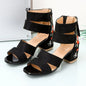 Women's Summer Mid-Heel Thick Heel Sandals