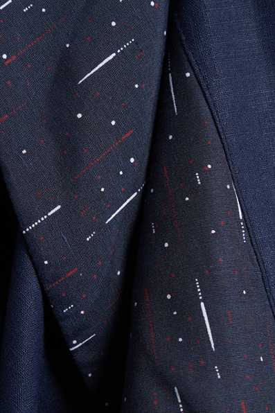 The Slim Safari Coat (Navy) Bright Moons