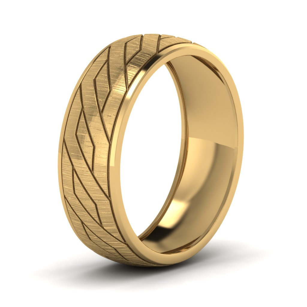 Embossed Satin Band Fascinating Diamonds