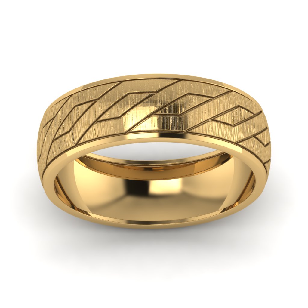 Embossed Satin Band Fascinating Diamonds