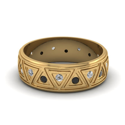 Inverse Triangle Band Fascinating Diamonds