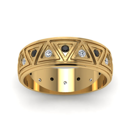 Inverse Triangle Band Fascinating Diamonds