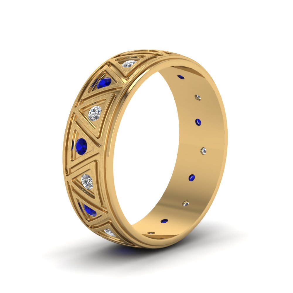 Inverse Triangle Band Fascinating Diamonds