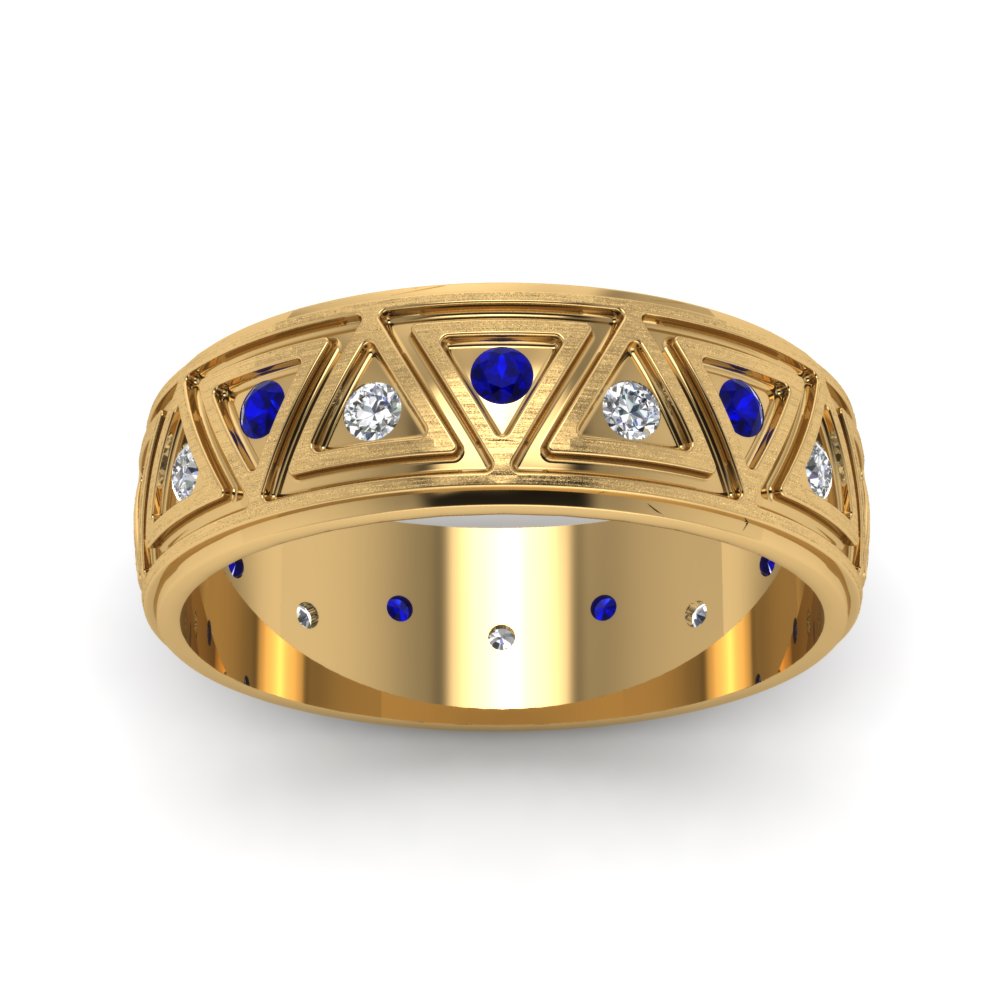 Inverse Triangle Band Fascinating Diamonds