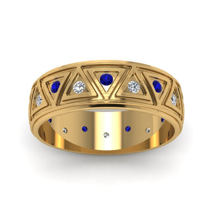 Inverse Triangle Band Fascinating Diamonds