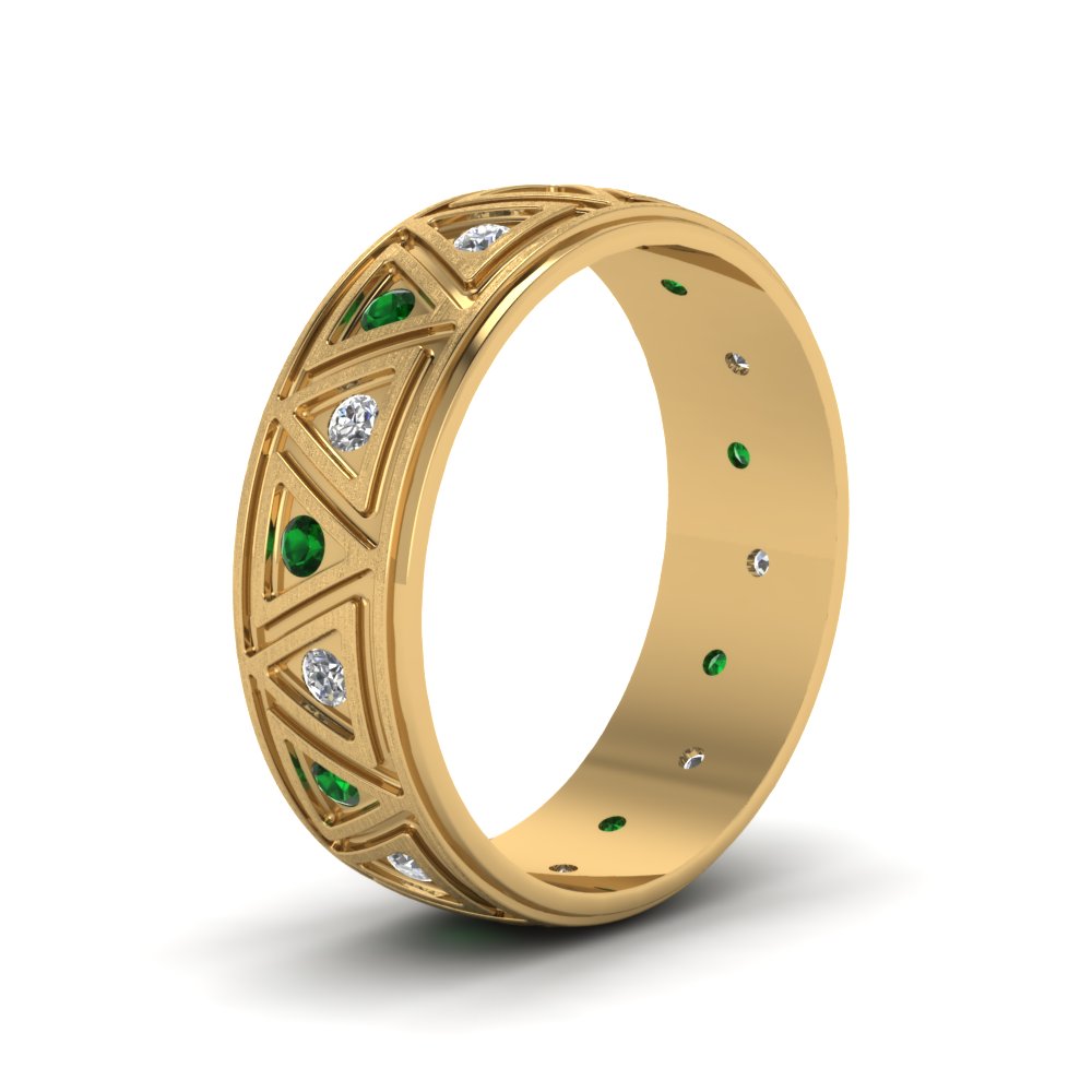 Inverse Triangle Band Fascinating Diamonds