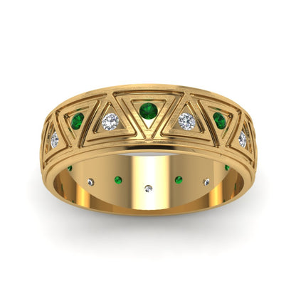 Inverse Triangle Band Fascinating Diamonds