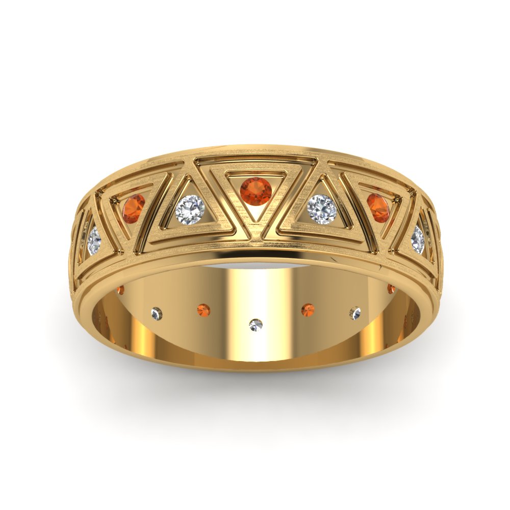 Inverse Triangle Band Fascinating Diamonds