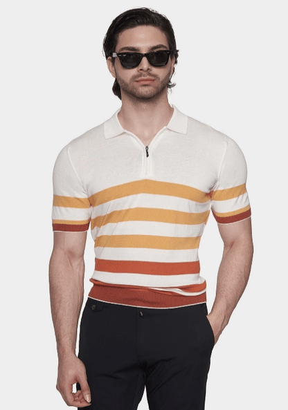 The Mercerized Cotton Polo (Sunset) Bright Moons