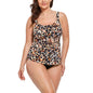 Plus Size Sexy Printed Women's Summer Swimwear Set
