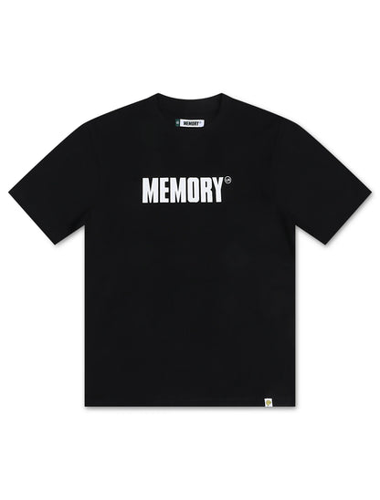 Memory Lane Scatter Logo Tee - Black Denim Exchange