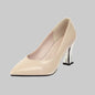 Pointed Toe Chunky Heel Shoes for Women