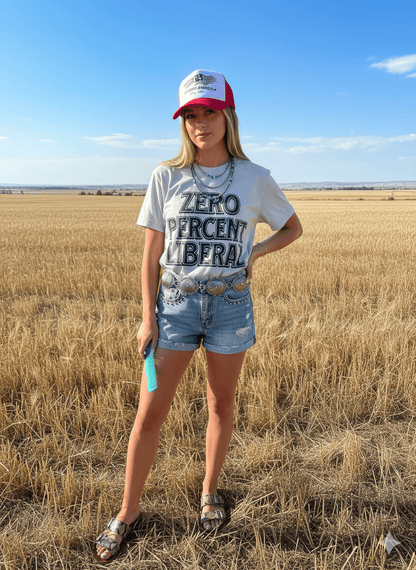 Zero Percent Liberal Graphic Tee Wild Junkie