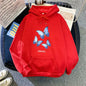 "Plus Size Women's Fleece Hooded Sweater for Students"