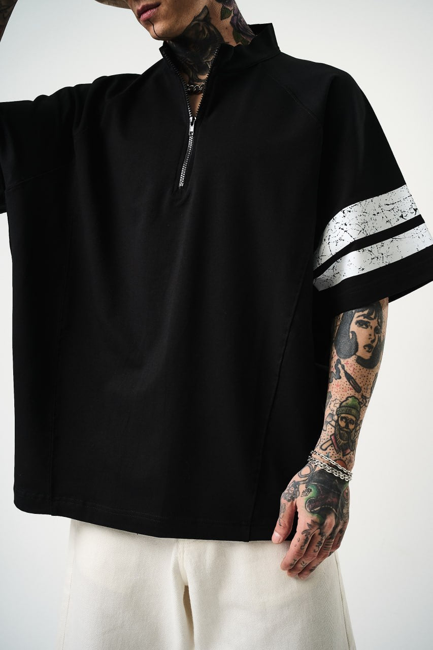 Men's Oversize 'ZONE OFFENSE 84' Graphic T-Shirt - Streetwear Football Tee Withinblack