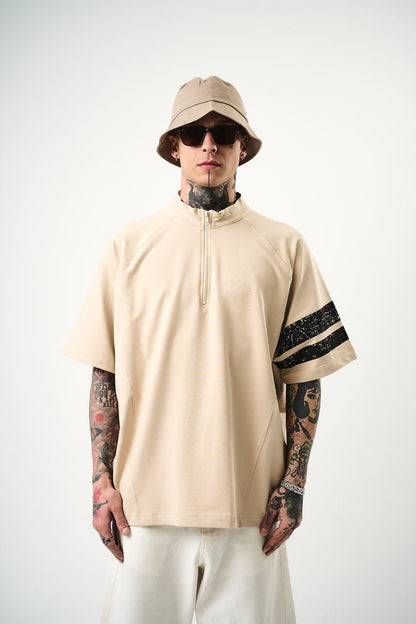 Men's Oversize 'ZONE OFFENSE 84' Graphic T-Shirt - Streetwear Football Tee Withinblack
